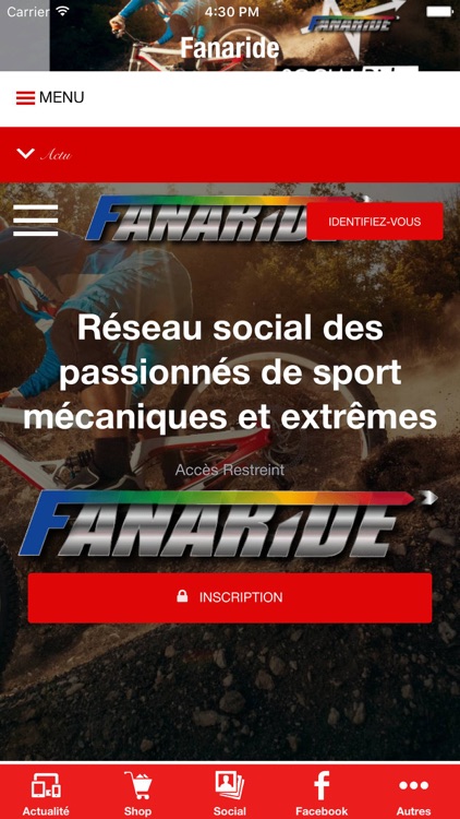 Fanaride - Actualité des Sports Mécaniques et Extrêmes pour Rider