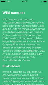 Wild Campen screenshot