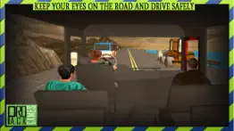 dangerous mountain & passenger bus driving simulator cockpit view - dodge the traffic on a dangerous highway iphone screenshot 1
