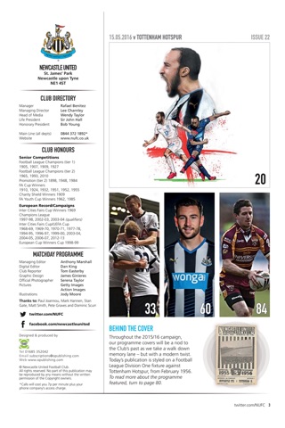 Newcastle United Official Programme screenshot 3