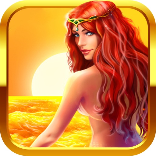 Beautiful Mermaid -  777 Vegas Casino Slots Jackpot Prize, Lucky Wheel to Win iOS App