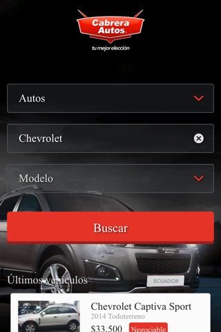 Cabrera Autos screenshot 2