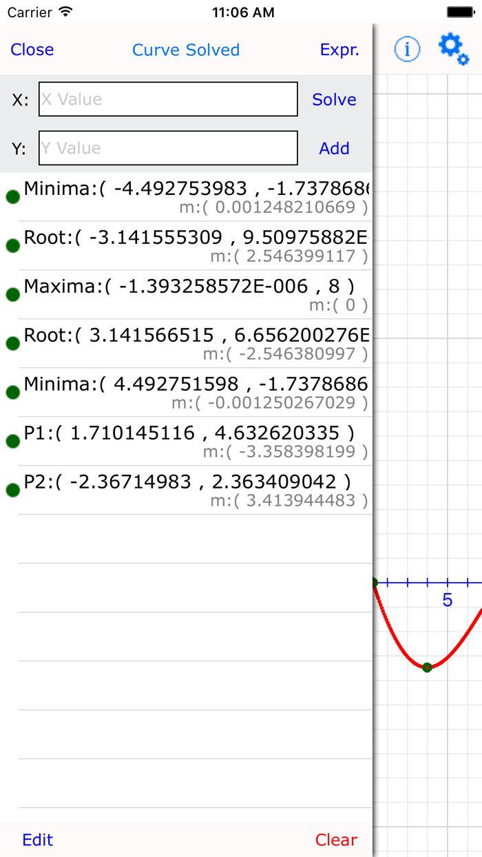 Curve Plot Graph Calc Lite
