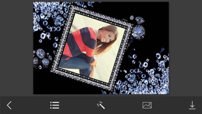 Screenshot #2 pour Diamond Photo Frames - Elegant Photo frame for your lovely moments