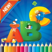 ‎ABC彩图儿童年龄1-10（西班牙语字母上）：绘画与着色免费学习技能网页游戏