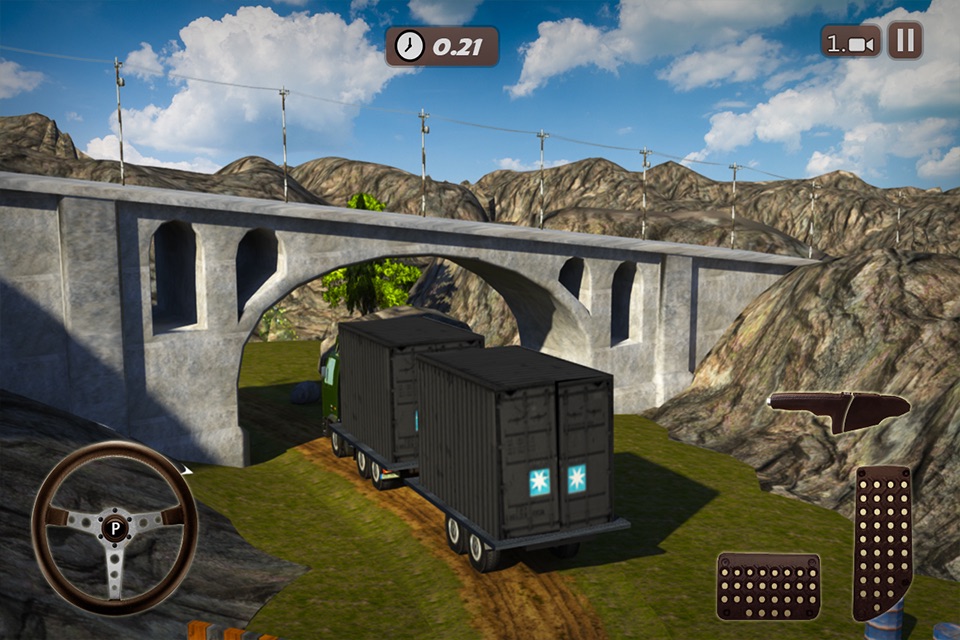 Extreme Cargo Transport Truck Driver & Forklift Crane Operator Game screenshot 2