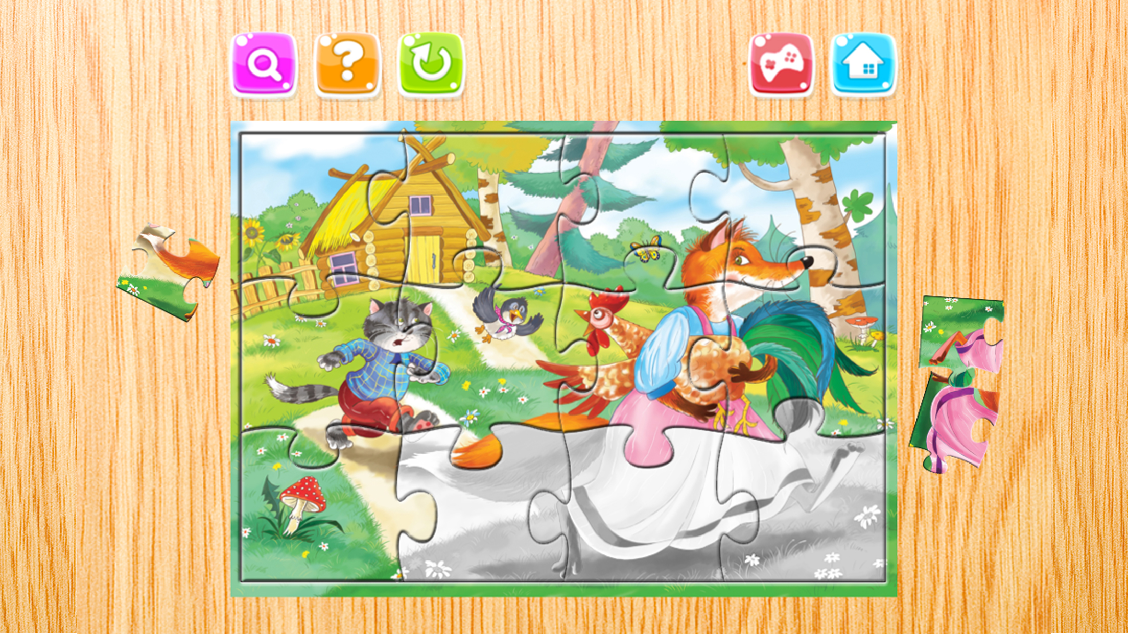 Fables Jigsaw Puzzle Games Free - Who love educational memory learning puzzles for Kids and toddlers screenshot 4