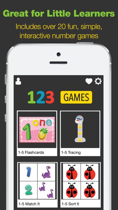 Screenshot #1 pour 123 First Numbers Games - For Kids Learning to Count in Preschool