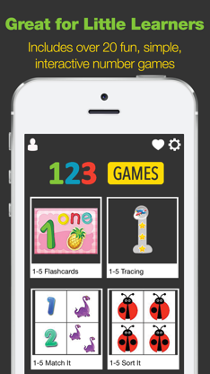 123 First Numbers Games - For Kids Learning to Count in Preschool screenshot 1