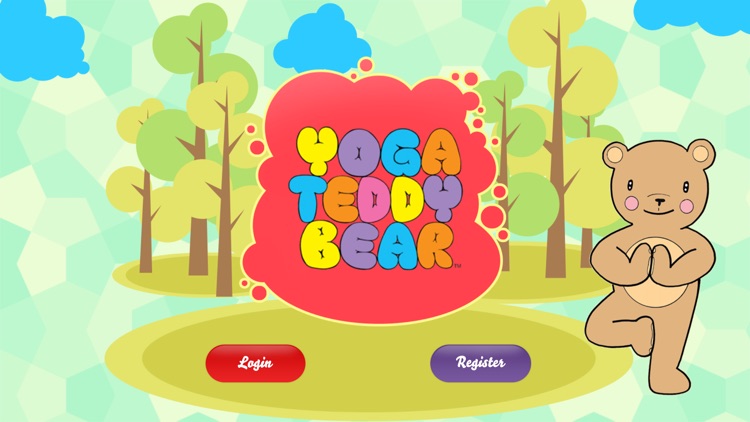 Color Me Yoga Teddy Bear