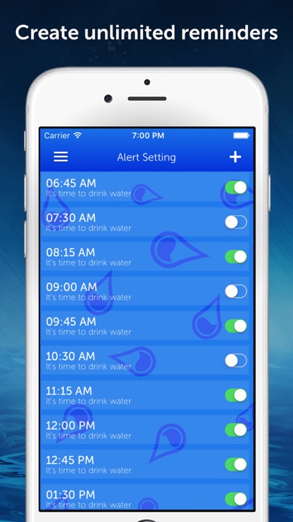 Drink Water Reminder Pro : Daily hydration tracker, monitor and counter manager screenshot-3