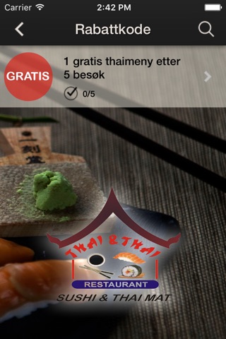 Sushi & Thai Mat screenshot 3