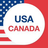 United States of America and Canada Trip Planner Travel Guide and Offline City Map