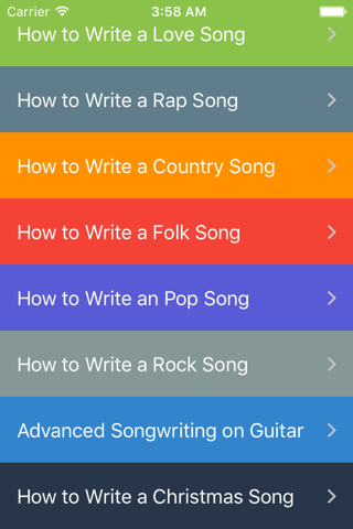 How To Write A Song - Songwriting For Songwriter screenshot 3