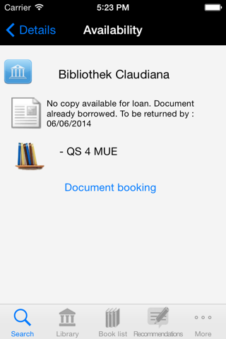 Biblio Claudiana screenshot 4