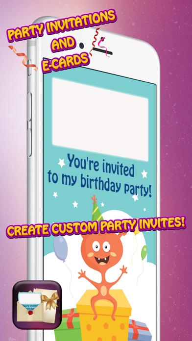 パーティの招待状やeカード -日付を保存すべての行事のために発表してのおすすめ画像3