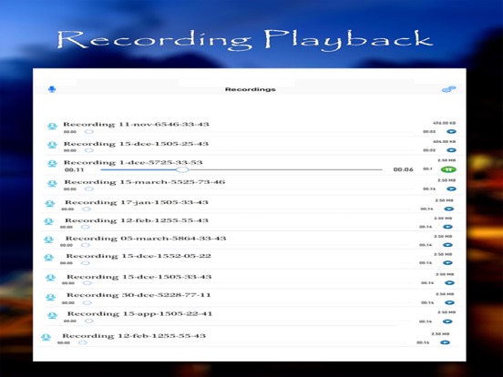 Screenshot #5 pour Super Voice Recorder: Speak, Enregistrement, lecture & Partager avec des amis