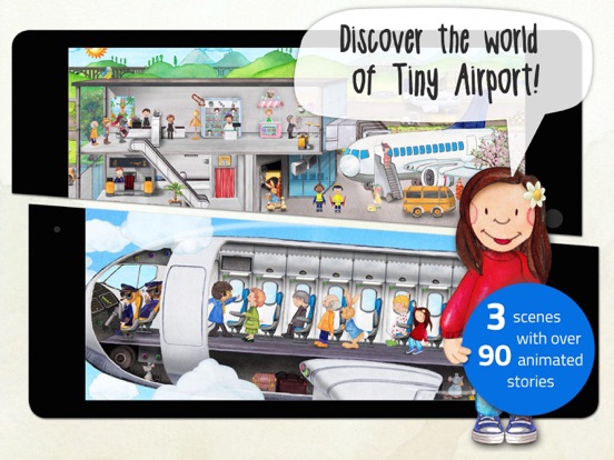 Screenshot #1 for Tiny Airport: Toddler's App