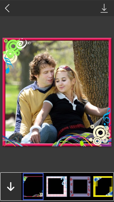 Screenshot #1 pour Border Photo Frames - Instant Frame Maker & Photo Editor
