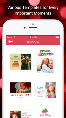 Birthday Card Maker - Personal Greeting Cards, Thank you Cards and Photo Ecard for Special Occasion screenshot 3