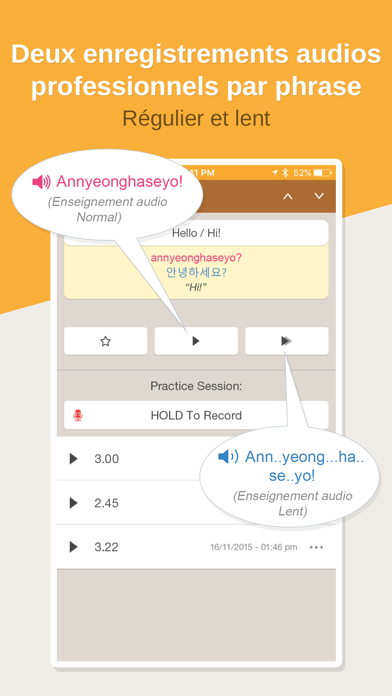 Screenshot #2 pour Guide de Conversation en Coréen: Hello Pal