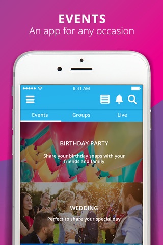 Vizze - Photo Sharing App screenshot 2