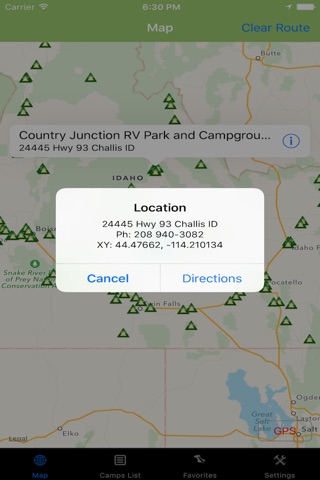 Idaho – Camping & RV spots screenshot 4