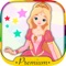 Color and paint drawings of Princesses with magic marker my princess - Premium