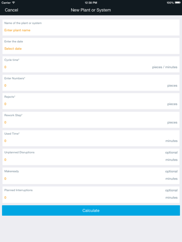 Screenshot #6 pour Performance Center OEE