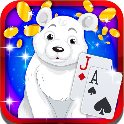 Snowy Polar Blackjack: Fun ways to win at the famous 21 in a spectacular arctic Paradise Icon