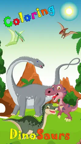 Game screenshot Dinosaur Coloring Book 2 - Dino Animals Draw,Paint And Color Educational All In One HD Games Free For Kids and Toddlers mod apk