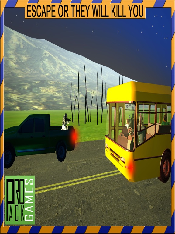 Screenshot #5 pour Bus Montagne conduite et voleurs dangereux attaque - Escape et déposez vos passagers en toute sécurité
