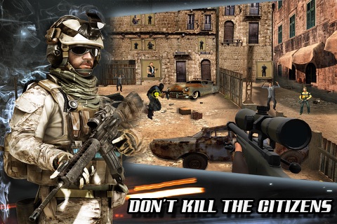 A Sniper Strike Contract Shooter Killer - Clear Vision Mafia World Gangster Shooter screenshot 2