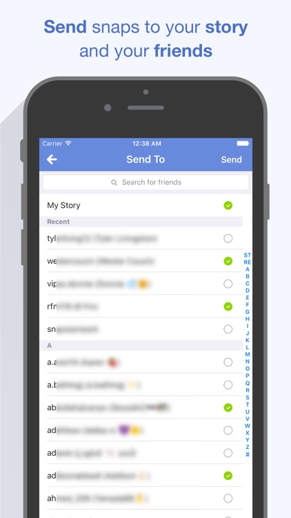 Upload Snap Save for Snapchat : Snap & Story uploader to Upload Photos & Videos from Camera Roll