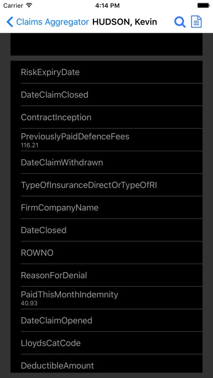 Whitespace Claims Aggregator