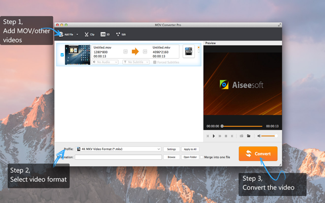 ‎MOV Converter Pro - to MP4/AVI Screenshot