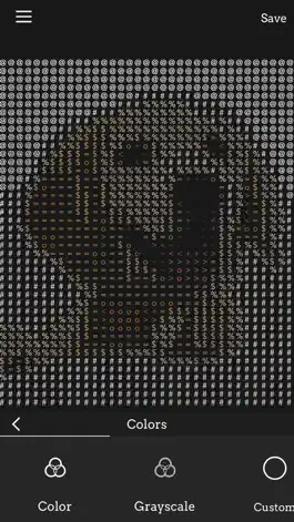 Game screenshot Image ASCII - turn images into ASCII symbol art hack