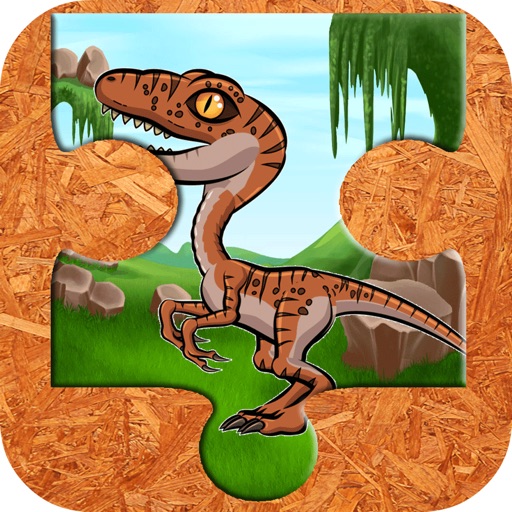 Dinosaur Jigsaw Puzzle Farm - Fun Animated Kids Jigsaw Puzzle with HD Cartoon Dinosaurs Icon