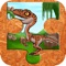 Dinosaur Jigsaw Puzzle Farm - Fun Animated Kids Jigsaw Puzzle with HD Cartoon Dinosaurs