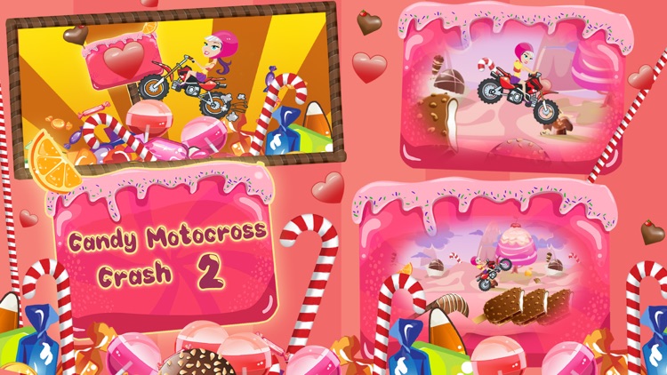 Candy Motocross Crash 2