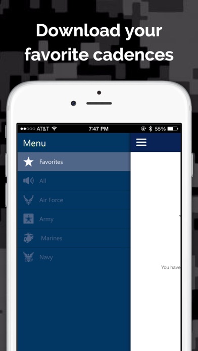 U.S. Military Cadences Audio Screenshot