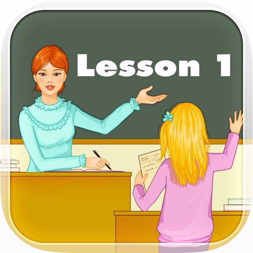 English Conversation Lesson 1 - Listening and Speaking English for kids Icon