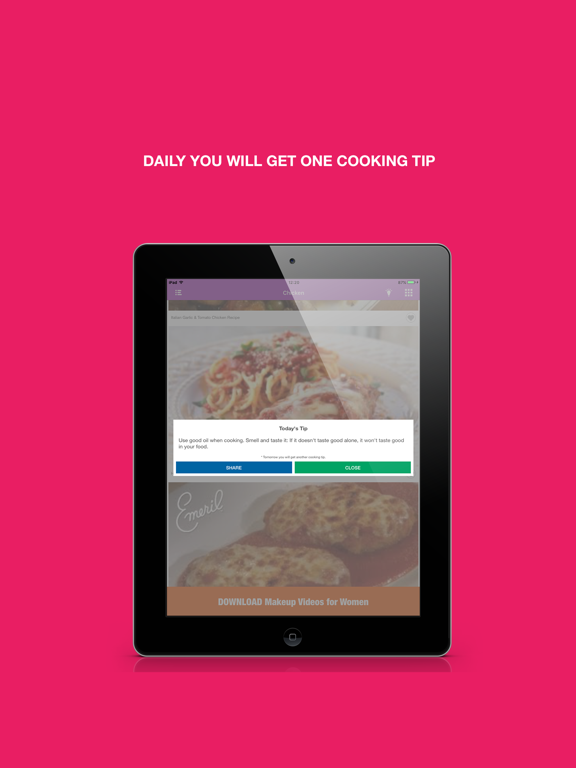 Screenshot #5 pour Delicious Pizza cooking Videos, Tasty pasta Recipe