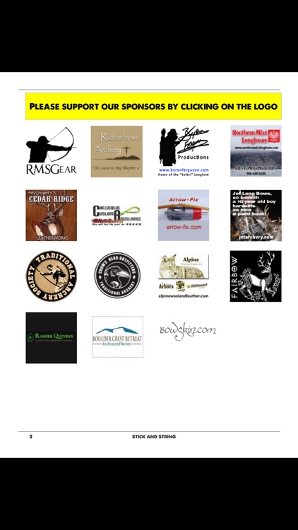 Stick and String Traditional Archery Magazine