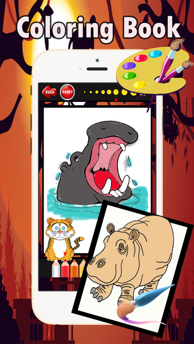 Preschool Coloring Book: coloring pages games free for toddlers and kids app screenshot 3