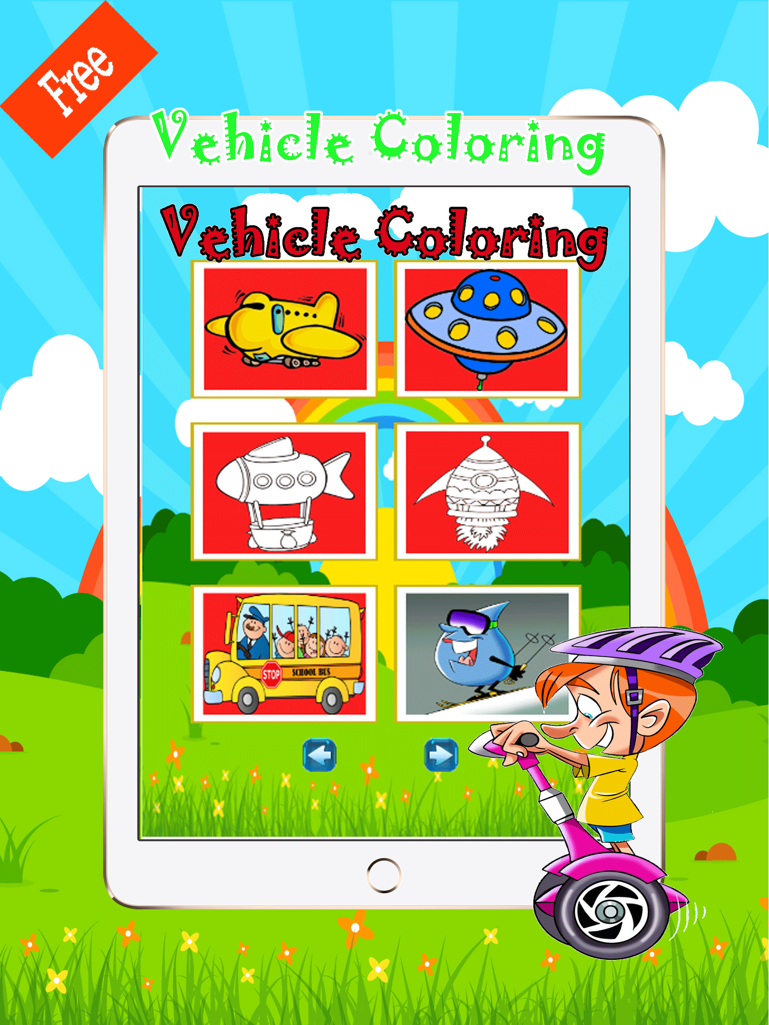 coloring book school bus  & drawings trucks screenshot 4