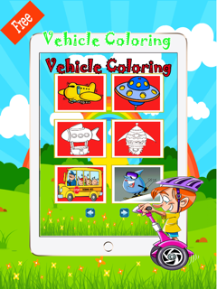coloring book school bus  & drawings trucks screenshot 4