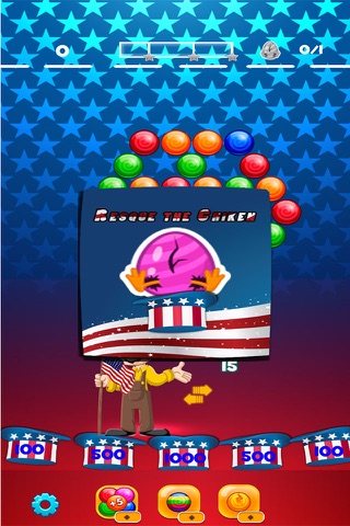 Independence Day Bubble Shooter Adventures Pro screenshot 3