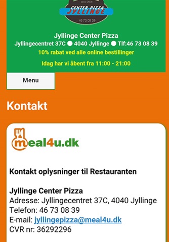 Jyllinge Pizza screenshot 2