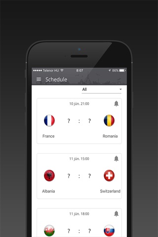 Live Score: For Euro 2016 screenshot 3